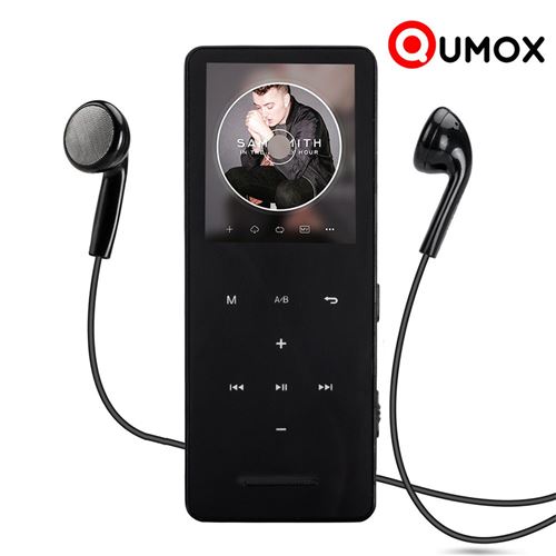 Qumox Mini Lecteur de Musique MP3 player 8GB ecran LCD avec slot TF carte