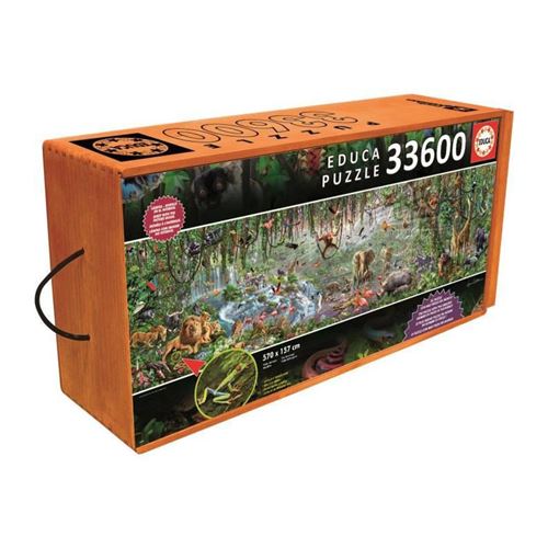 Educa - 16066 - Puzzle Classique - Vie Sauvage - 33600 Pièces