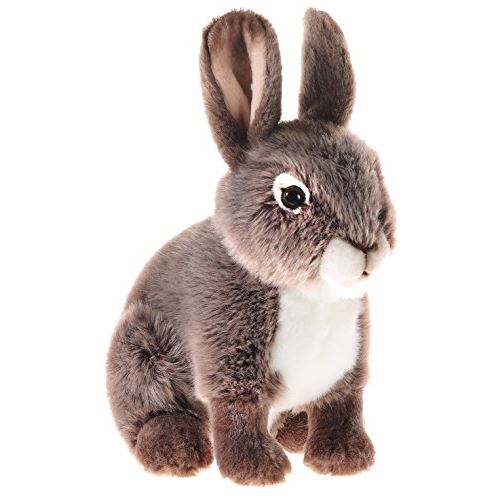 Heunec 274471 caresser Votre Animal Zoo Lapin Coussin, Taupe