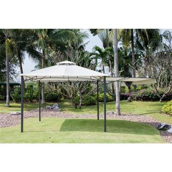 Beau Rivage Tonnelle De Jardin Pianosa 3 3x3 3m Gris