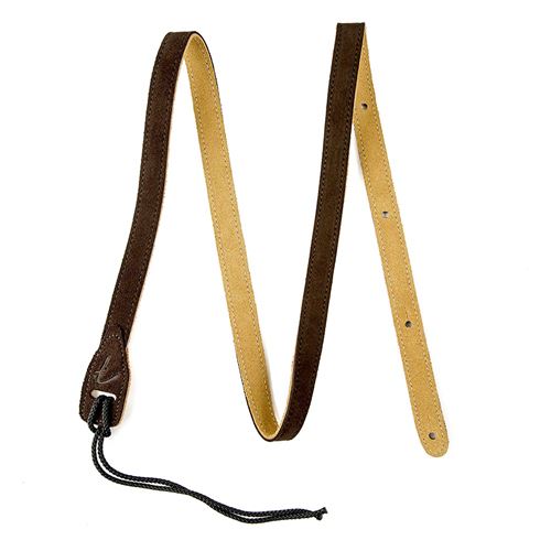 FENDER Mandolin Strap, Suede Marron