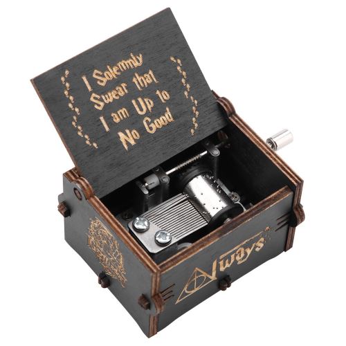 0€01 sur Boîte à musique à manivelle en bois mécanique Noir Harry Potter -  Boite à musique - Achat & prix