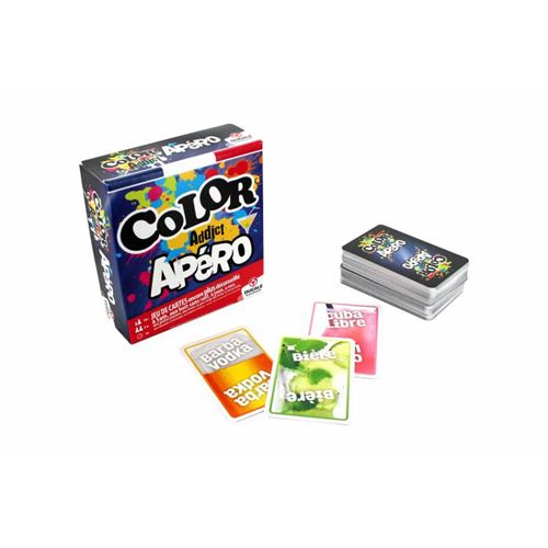 Jeu De Cartes Color Addict Puzzle La Ducale - Jeu Français D'Ambiance Et Rapidité | Pour Enfants Et Famille | 2 à 6 Joueurs