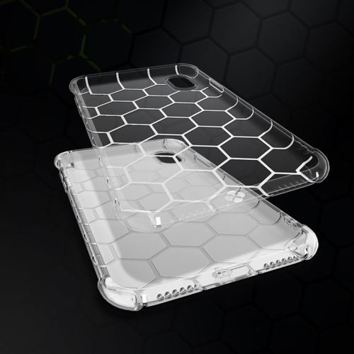 iPhone X Coque Protection TPU Blanc Effet alvéloes abeilles ALS48264