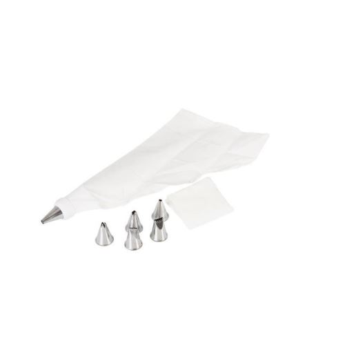 EQUINOX Lot de 2 poches a douilles + 6 douilles gris