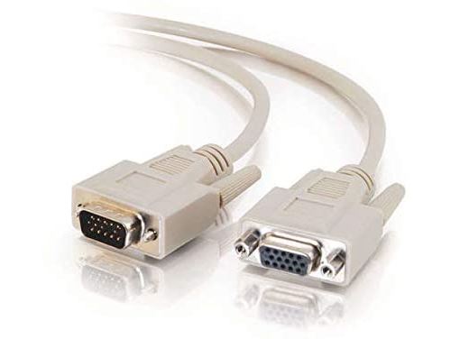 Ineck® Vga Câble Extension Vga Rallonge Mâle Vers Femelle Pour Pour Écran Moniteur Projecteur Pc Tv Hd (2 M)