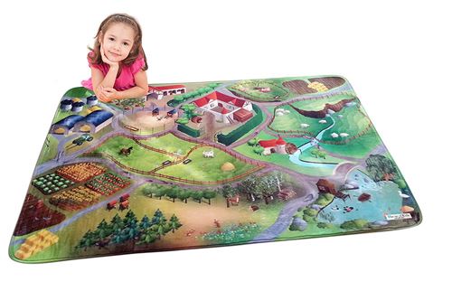 Achoka Tapis De Jeu - Ferme Connect - 130x180 cm