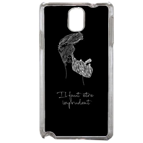 Coque Il Faut Tre Imprudent Compatible Samsung Galaxy Note3 Transparent