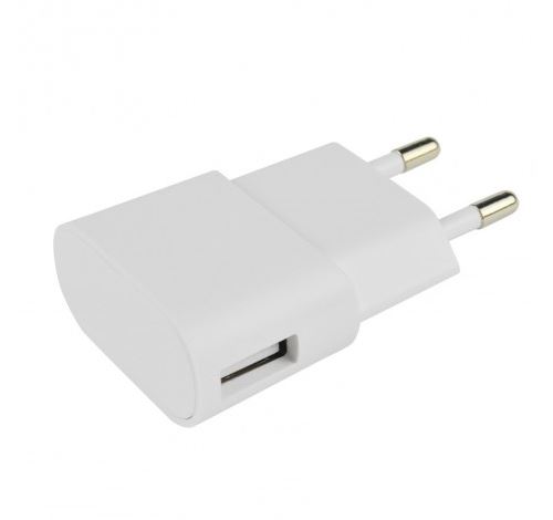 Chargeur Secteur 1xUSB 1A Blanc