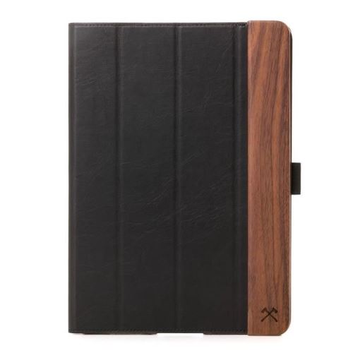 Etui de cuiret pour iPad Mini 5 de bois - Housse design haute gamme, en bois de noyer et cuir végétalien