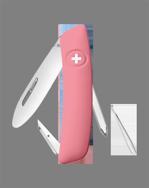 Couteaux pliants,multilames - swiza - zj02pk - j02 junior, rose