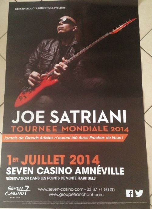 Acheter Joe Satriani - 80x120 cm - AFFICHE / POSTER État correct - 17,99 € Joe Satriani - 80x120 cm - AFFICHE / POSTER État correct - N/A reconditionné disponible sur Fnac