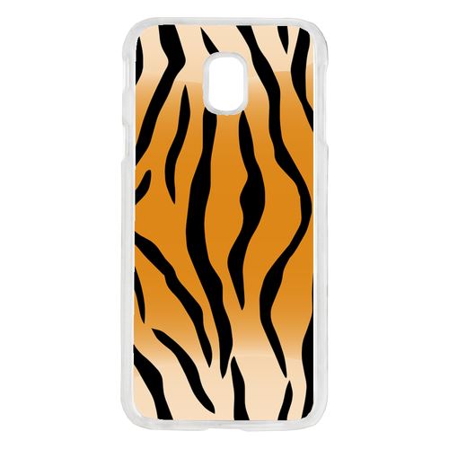 Coque Motif Tigre Compatible Galaxy J7 2017 Transparent