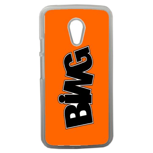 Coque Bing Orange Compatible Motorola Moto G2 Transparent