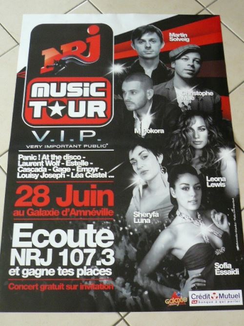M. POKORA - Christophe MAE - 60x80 cm - AFFICHE / POSTER
