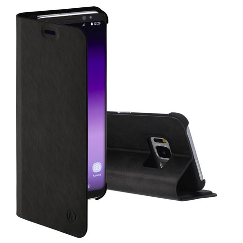 Hama Essential Line Guard Case Booklet - Protection à rabat pour téléphone portable - synthétique - noir - pour Samsung Galaxy S8