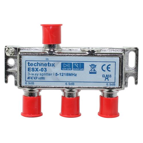 Technetix Esx-03 Distributeur coaxial à 3 voies