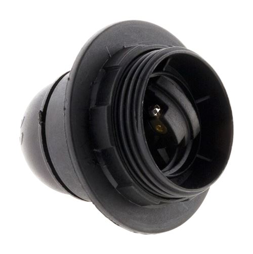 Générique Noir Zenitech - Douille E27 + Bague