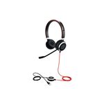 Jabra Evolve 40 UC stereo - Micro-casque - sur-oreille - filaire - jack 3,5mm