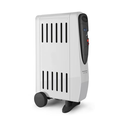 Taurus Noir Radiateur À Bain D?Huile Tuareg 1500 De 1500W Avec 3 Niveaux De Puissance, Thermostat Et Rangement De Câble