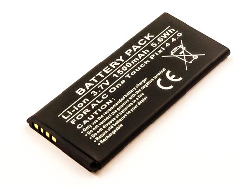 Batterie compatible ALC One Touch Pixi 4 4.0, Li-ion, 3,7V, 1500mAh, 5,6Wh