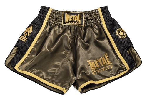 Metal Boxe Homme Noir Short Thai/Kick Extrem - Image 3
