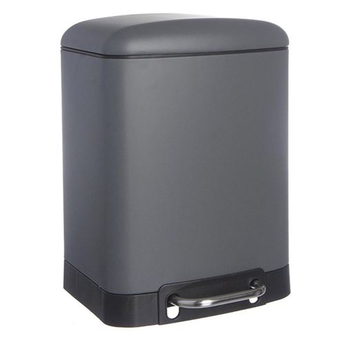 Poubelle Silence 6L Gris