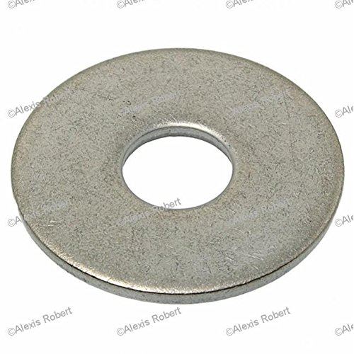 Rondelle plate extra large de type 'LL' inox (boîte) (6 - 6,4 x 24 x 1,2 - 200)