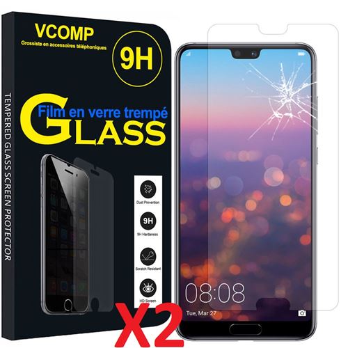 X2 Verre trempé huawei P20 Pro Couverture Complète Protection Ecran Protecteur d'écran Ultra Résistant X2 Little Boutik®