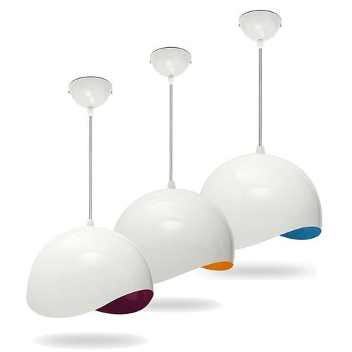 Coquille d'oeuf Lampe Suspension Moderne Simple Lustre Pendante Plafonnier Aluminum Maison Décor Restaurant Bleu