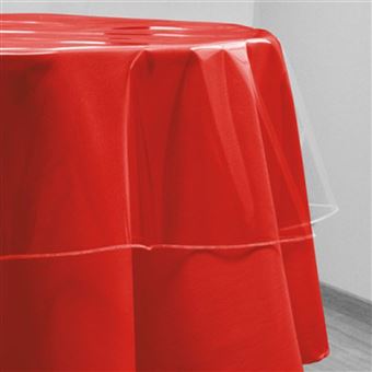 SELARTEX Nappe plastique transparente ronde 180 cm - 1