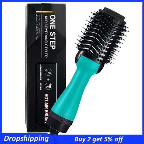One step Brosse Sèche-cheveux et lisseur Aister, 1000W - Vert