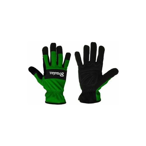 Bradas Gants de travail verde, noir/vert, XL