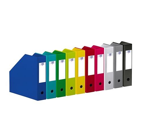 Range-revues OXFORD, dos de 7 cm et 10 coloris assortis - Lot de 10 - Assorties