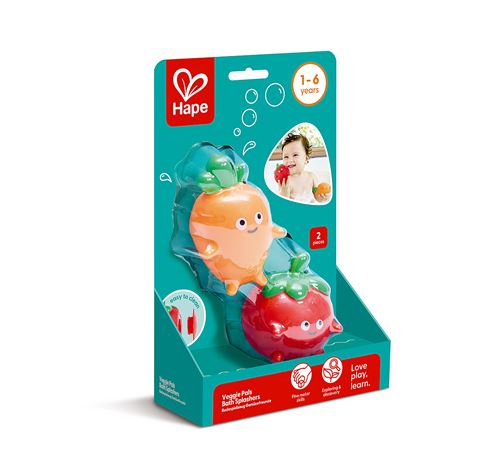 Set de 2 jouets pour le bain - petits légumes