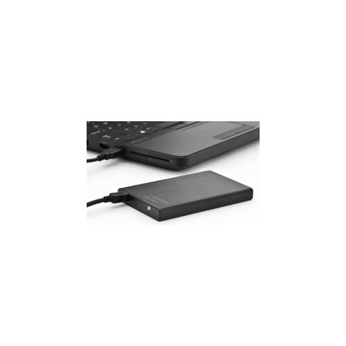 DIGITUS Boîtier pour disque dur 2,5' SATA, USB 2.0, noir