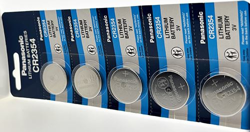 Pack de 5 piles Panasonic compatible avec PANASONIC CR2354 - Otech