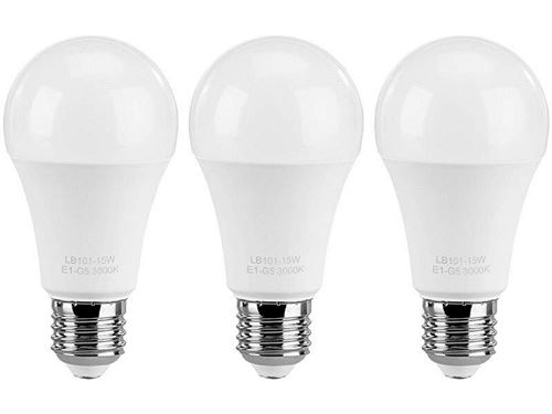 Luminea : 3 ampoules LED E27 High Power 15 W - Blanc chaud