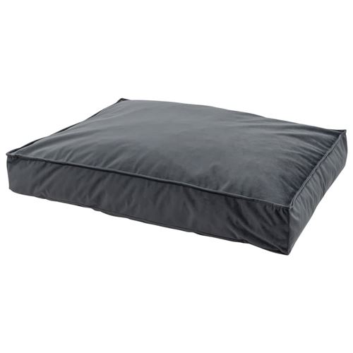 Comparer les prix de Madison Coussin pour chiens Velvet 100x70x15 cm Gris