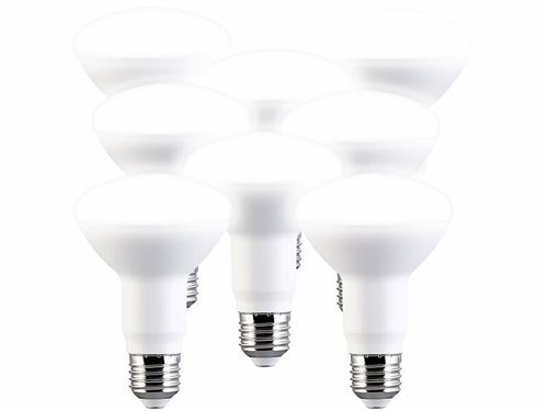 Luminea : 8 ampoules LED E27 - 11 W - 950 lm - Blanc lumière du jour