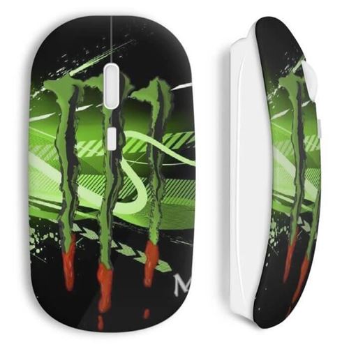Souris Sans Fil Monster Energy Green Art Blood Maniacase