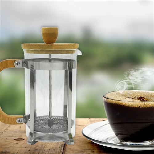 15% sur Cafetière à piston Fackelmann Eco friendly ref 684278 - Cafetière  italienne - Achat & prix