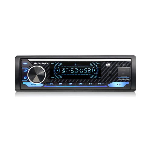 Autoradio avec Bluetooth - DAB - DAB+ - Autoradio avec USB, SD, AUX, FM - 1 DIN - Appels mains libres - Port de chargement USB - 4 x 100 Watt (RMD058DAB)