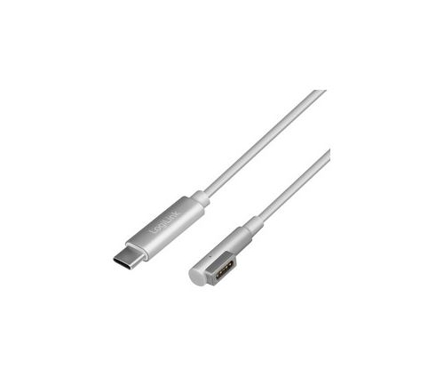 LogiLink Câble de chargement USB-C - Apple MagSafe, argent