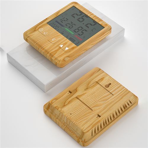Wonix® Thermomètre Intérieur Numérique - Hygromètre Intérieur - Station  Météo 