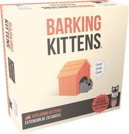 Asmodee Exploding Kittens : Barking Kittens (ext.)
