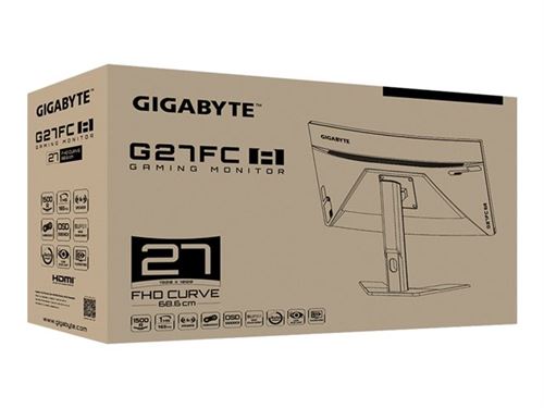 GIGABYTE G27FC A Ecran PC 27'' FHD Gamer Incurvé - Dalle VA - 1ms