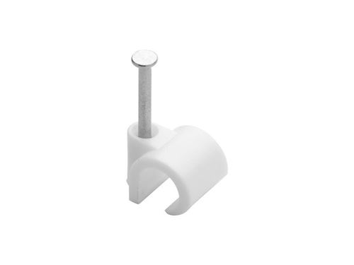 Debflex Blanc Lot De 100 Attaches-Fils, Diamètre De 8 À 12 Mm, L.26 Mm, - Image 3