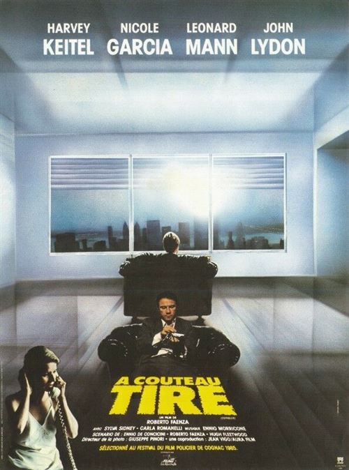 A couteau Tiré - harvey Keitel, Nicole Garcia - 116x158cm - Affiche de cinéma originale pliée