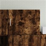 vidaXL Armoire murale chêne fumé 50x42,5x40 cm bois d'ingénierie 846114